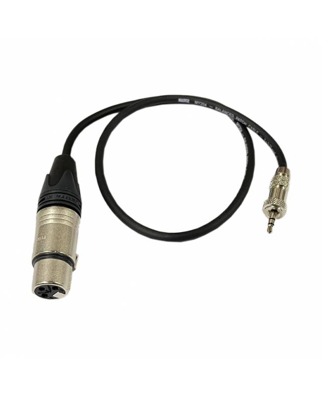 Line Output Cable with 3.5mm to 3.5mm Locking Connector, 1 feet Wailian Electronics Pte Ltd